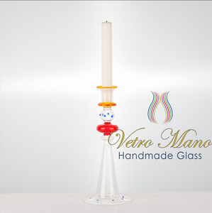 Candelabro de cristal colorido - Product Image 1