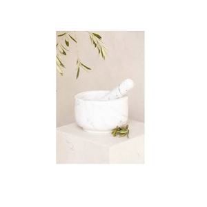 Pilon et mortier en marbre, vaisselle, meilleur design, produits ménagers de haute qualité, cuisine, mortier et pilon en marbre - Product Image 3