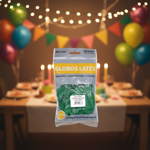 Palloncini in Lattice Decotex 45cm Verde Scuro R18 per Decorazioni Festa - Product Image 3