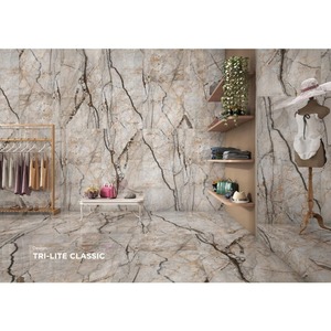 Toxido Black 800x1600mm Azulejos de porcelana brillante Filipina para decoración de baño - Product Image 5