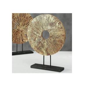 Nouveau design de décoration de table en aluminium moulé de haute qualité Sculpture avec finition dorée Décoration intérieure sur mesure - Product Image 4