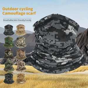 Automne hiver camouflage toile cache-cou léger respirant écologique masque facial actif en plein air cyclisme sport randonnée unisexe - Product Image 2