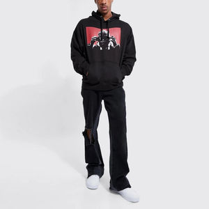 <b>Men's</b> Screen Printed <b>Oversized</b> <b>Hoodies</b> 100% Cotton Thermal <b>Fleece</b> <b>Men's</b> College <b>Hoodies</b> Custom Screen Printed <b>Hoodies</b> <b>Men</b> - Product Image 6