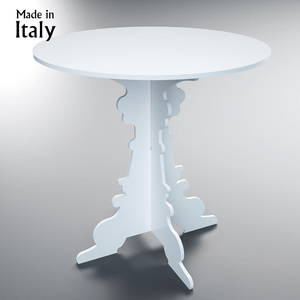 Mesa auxiliar de acrílico transparente moderna italiana Novecento L60xH61 cm para muebles de baño y sala de estar en apartamento y Villa - Product Image 3
