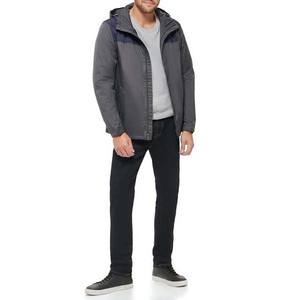 Chaquetas de invierno personalizadas de estilo callejero para hombre, ropa de lluvia impermeable transpirable para exteriores hecha de material de nailon de poliéster - Product Image 2