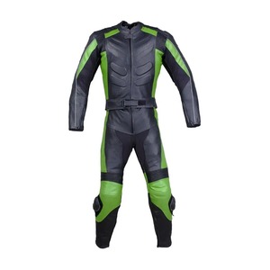 Traje de cuero de carreras personalizado para hombre, traje de moto de cuero de vaca de alta calidad, a la moda, superventas - Product Image 2