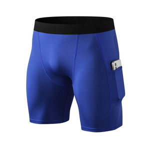 Shorts de fitness à haute élasticité Leggings pour hommes Short de compression personnalisé en spandex à séchage rapide pour hommes - Product Image 6