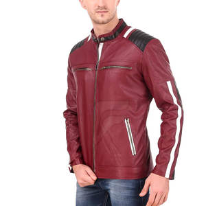 แจ็กเก็ตหนังวัวสำหรับผู้ชายเสื้อสไตล์ไฮสตรีทปรับแต่งสีได้สำหรับฤดูหนาวโลโก้ตามสั่ง2025 - Product Image 3