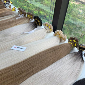 Extensions de cheveux en kératine au prix d'usine, 100g de cheveux humains vierges vietnamiens, longueur de 60 cm, par des fournisseurs vietnamiens - Product Image 1