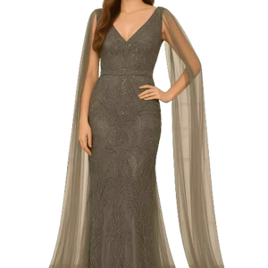 Vestido de Noche de Lujo con Cuentas Hechas a Mano, 100% Algodón, Decoración de Diamantes, Patrón 3D, Hecho a Mano, para Fiestas, Logotipo Frontal - Product Image 1