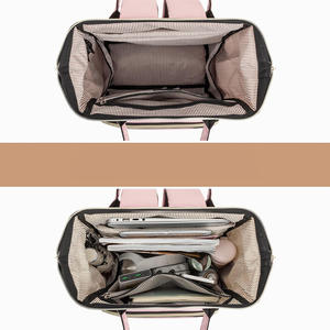 2025 haute couture femmes sac à dos pour ordinateur portable Logo personnalisé grande capacité imperméable Polyester tissu OEM Softback fermeture à glissière - Product Image 5