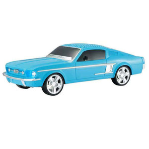 Mustang GT ลำโพงบลูทูธไร้สายแบบคลาสสิกสำหรับรถยนต์, ลำโพงบลูทูธไมโคร SD USB FM แฮนด์ฟรีไฟ LED TWS สำหรับอุปกรณ์สากล - Product Image 1