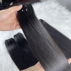 Extensiones de Cabello Humano Liso de Color Más Vendidas – Puntas Gruesas y Voluminosas, Extensiones de Cabello Virgen Directo de Fábrica, Sin Caída - Product Image 6