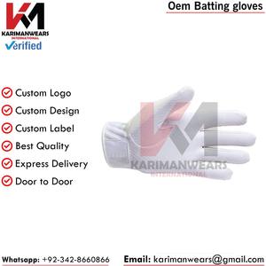 Fabricant de gants de frappeur de baseball OEM Couleurs et conceptions personnalisées Livraison rapide Gants de frappeur OEM en gros - Product Image 5