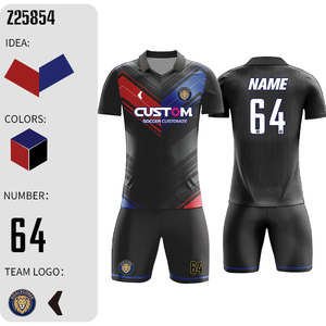 Maillot de football à col polo personnalisé en gros, motifs imprimés numériques, uniforme de football, séchage rapide, vêtements de sport de haute qualité, entraînement X553 - Product Image 3