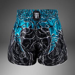 Pantalones Cortos de Muay Thai de Diseño Personalizado, Técnica Lavada, Pantalones Cortos de Muay Thai - Product Image 2