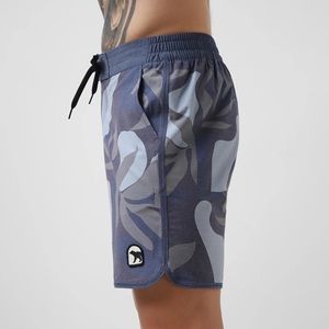 Short de planche de surf de plage pour homme Tissu anti-rides à texture de toile Taille moyenne Spandex Stretch Eco-Friendly Comfort Fit - Product Image 4