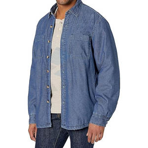 Chemise-veste en flanelle doublée de sherpa à manches longues pour homme, isolée et chaude, idéale pour la randonnée, le camping et le quotidien - Product Image 1