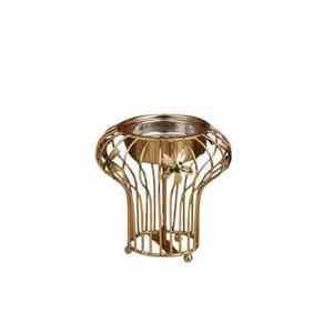 High On Demand Gold Color Iron Made Bakhoor Burner Unique Design Prayers Household Indoor Incense Burner for Air Freshener - Product Image 3