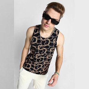 Débardeur de sport décontracté Hip Hop grande taille pour hommes, gilet d'équipe sur mesure, séchage rapide, respirant, respectueux de l'environnement, basse quantité minimale de commande, meilleure qualité - Product Image 5