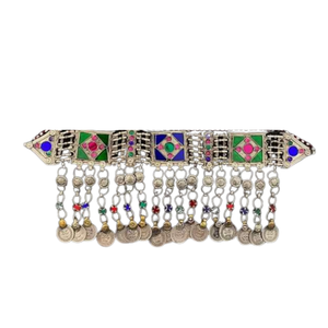 เทรนด์แฟชั่นล่าสุด ชุดเครื่องประดับทองแดงประดับเพทายแบบอัฟกัน สร้อยคอ ต่างหู ชุดของขวัญงานแต่งงาน งานปาร์ตี้ วันครบรอบ - Product Image 3