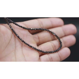 Perles de diamant noir 100% naturelles 2,6-3,5 mm Diamants en vrac - Product Image 4