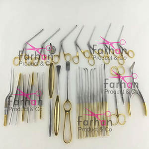 Timpanoplastia Instrumentos Set Micro Oído Cirugía ENT Instrumentos Quirúrgicos Oro - Product Image 1