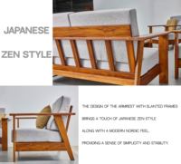 Fauteuil de salon individuel moderne et confortable en teck, élégant et tendance, pour salon, jardin, meubles d'extérieur