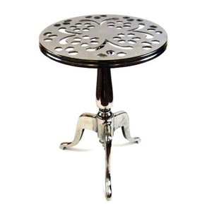 Mesa de Centro de Acero Inoxidable para Sala de Estar, Mesa de Centro Brillante de Plata Pulida, Decoración del Hogar - Product Image 2