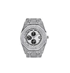 Reloj Deportivo Analógico con Diamantes Moissanite para Hombre y Mujer, de Lujo, Cuarzo, Acero Inoxidable, con Incrustaciones de Diamantes, a Precios de Exportación - Product Image 5