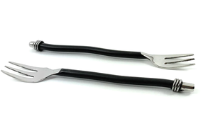 Fourchette à poignée en métal noir de qualité supérieure Offre Spéciale Design de qualité supérieure pour le dîner à bas prix - Product Image 4