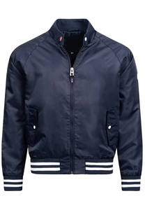 Chaquetas universitarias de invierno de satén de seda de alta calidad para hombre, recién llegado, botón rojo personalizado, impermeable, a prueba de viento, moda para exteriores - Product Image 3