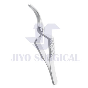 Pince pour bouledogue à action croisée DeBAkey en acier inoxydable allemand, courbée | Instruments de chirurgie cardiovasculaire | Pinces pour chirurgie cardiaque - Product Image 3