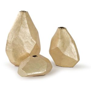 Metal vase great for improving room aesthetics through decorative floral elements that add visual depth and texture - Product Image 6