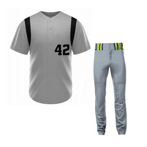 Conception de logo sur mesure Vêtements de sport de baseball respirants pour hommes Vente en gros Uniforme de vêtements de sport sublimés à des prix compétitifs - Product Image 1