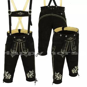 กางเกงหนังเลเดอร์โฮเซ่น ผู้ชาย กางเกงหนังสั้น ชุดบาวาเรียน เยอรมัน ชุดบาวาเรียนแบบดั้งเดิม ชุดประจำชาติ  แบบสั่งตัดได้ - Product Image 2