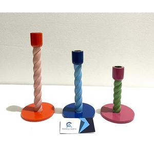 Customize Decorative Custom Colour Resin <b>Candle</b> Holder Home Decor <b>Christmas</b> <b>Gift</b> <b>Set</b> Wooden <b>Candle</b> Stand Premium <b>Candle</b> Jars - Product Image 2