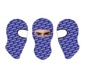 Precio bajo Pasamontañas de un agujero 100% Poliéster Deportes al aire libre Spandex A prueba de viento Senderismo Cubierta de esquí al aire libre - Product Image 2