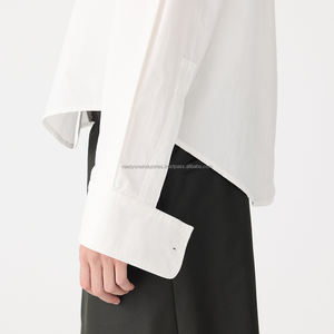 Blusa de mujer Camisas de manga larga Camisa social de oficina de color sólido - Product Image 6