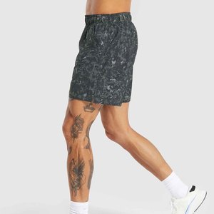 Shorts de course pour hommes à sublimation, imprimé camouflage, taille élastique, séchage rapide, pour le sport et les loisirs - Product Image 3