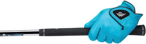 Fabricant de gants de golf unisexe avec logo personnalisé Gants de golf design bleu respirant en cuir Cabretta de qualité supérieure - Product Image 2