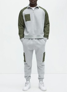 Conjunto Deportivo de 2 Piezas, Cortavientos, Informal, Transpirable, Estampado, Colorblock, para Adultos, para Primavera y Otoño, Color Sólido 2026 - Product Image 4