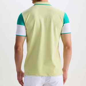 Polo de algodón con estilo para hombre, manga corta, transpirable, informal, ajuste de verano, proveedor de bordado personalizado de fábrica OEM - Product Image 2