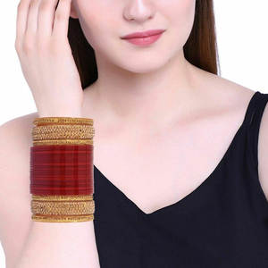 Women Bridal Churiya <b>Sets</b> at Factory Price Wholesale Customized Made Bridal Bangles <b>Set</b> for Wedding Gifts - Product Image 6