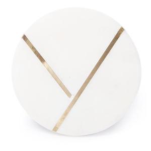 New Stylish Marble Tea Coffee <b>Coasters</b> <b>Set</b> With Brass Inlay Marble <b>Coasters</b> Mats & Pads for Home Hotel <b>And</b> Kitchenware Use - Product Image 2