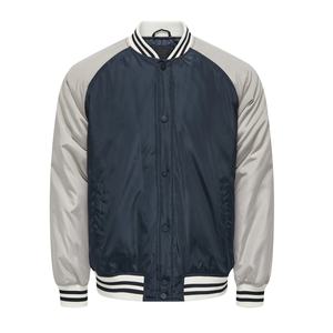 Manteau d'hiver unisexe blouson d'aviateur en polyester et nylon 100% pour hommes logo brodé personnalisé style universitaire de baseball - Product Image 4