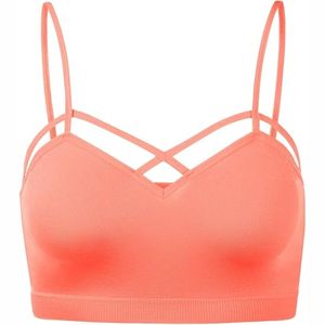 Sujetador deportivo hecho a medida para mujer, ropa de entrenamiento MOQ bajo con el mejor precio, sujetador de talla grande con patrón sólido - Product Image 2