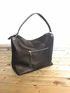 Personalized Leather Crossbody <b>Bag</b> Hobo Black Hobo Hobo Handbag Personalized Messenger <b>Slouchy</b> LHB-0018 - Product Image 6