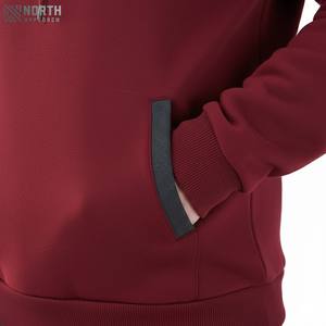 Sweat à capuche épais en coton éponge de haute qualité pour hommes, sweat-shirt en polaire à épaules tombantes personnalisé, sweat-shirt à capuche de grande taille - Product Image 4