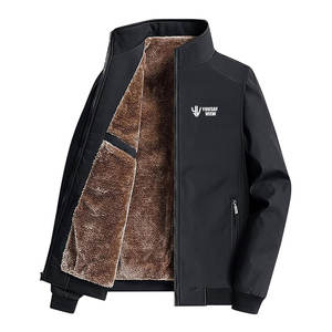 แจ็กเก็ตกันหนาวแบบปรับแต่งได้สำหรับผู้ชายเสื้อแจ็กเก็ตกันหนาวแบบนุ่มสำหรับผู้ชายมีโลโก้ด้านหน้า - Product Image 1